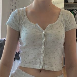 Brandy Melville Floral Top